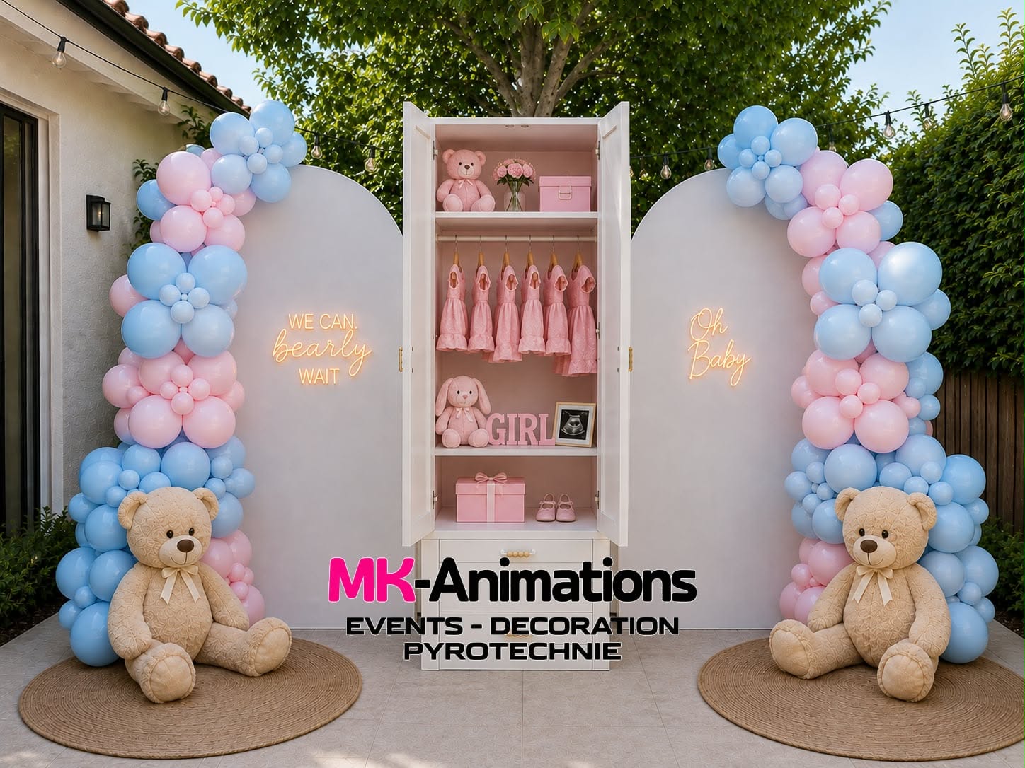 La garde-robe révélatrice pour Gender Reveal