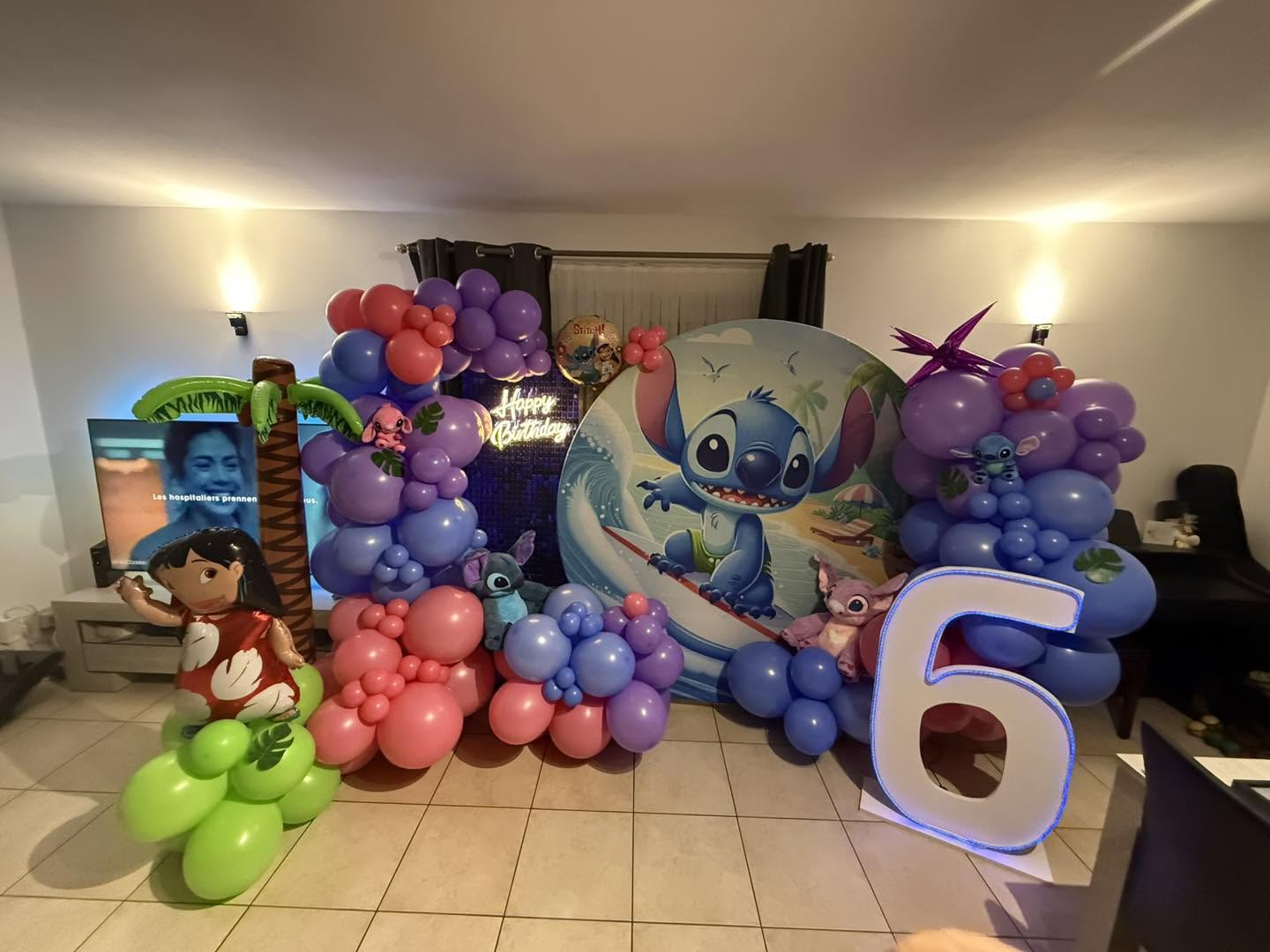 Décoration anniversaire avec ballons MK Animations